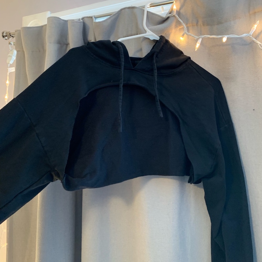 Cropped sweatshirt